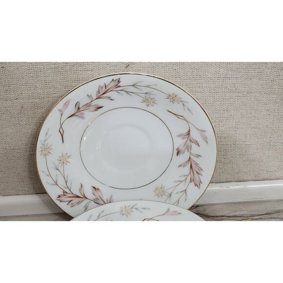 Vintage Mid-Century Modern MCM Harmony House WOODHUE 6" Saucers Set of 3 - Picture 2 of 4